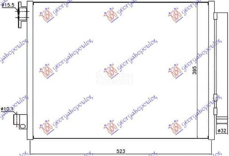 HLADNJAK KLIME... za Dacia Duster za 2024. god. - 921006843R