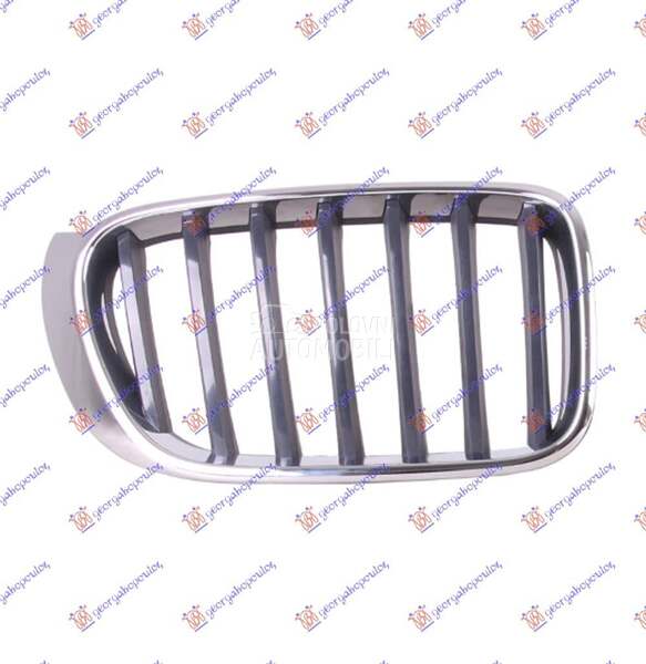 PVC MASKA HROM/CRNA Desno za BMW X3 od 2014. do 2017. god.