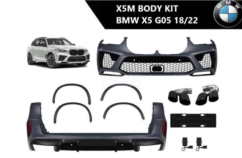 Body kit G05 za BMW X5, X5 M od 2018. do 2022. god.