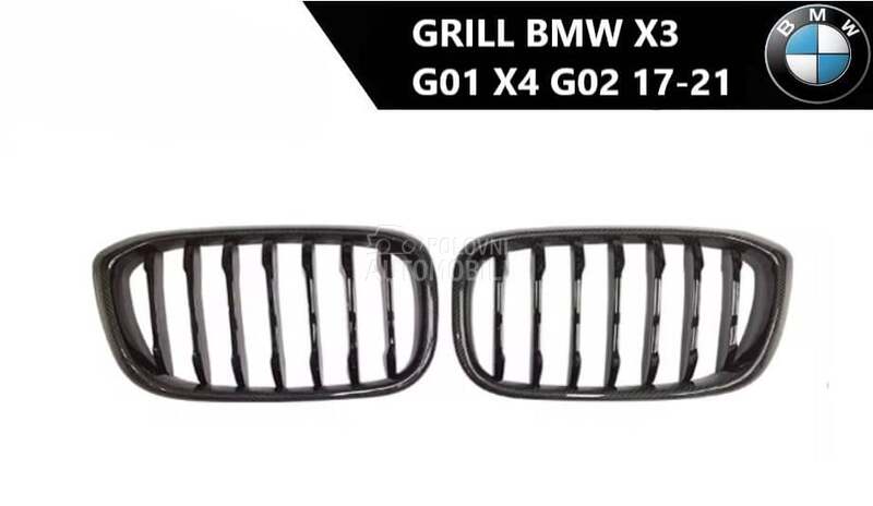 Prednji grill G01 za BMW X3, X4 od 2017. do 2021. god.