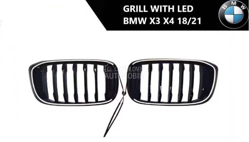 Prednji grill G02 LED za BMW X3, X4 od 2018. do 2021. god.