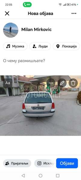 Golf 4 1.9 tdi 74kw za delove za Volkswagen Golf 4 od 1999. do 2004. god.