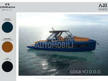 Cranchi A 32 LT, Na upit, 2026. , Gliser, Fiberglass, Dužina: 10.21 m, Širina: 3.05 m, Visina: 1.9 m, Beograd