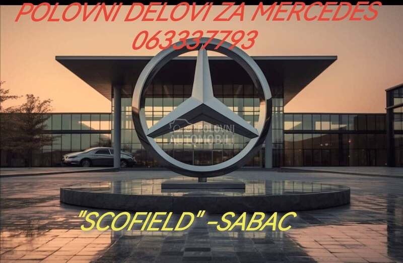 polovni delovi za Mercedes Benz 180, 190, A Klasa ... od 2000. do 2025. god.