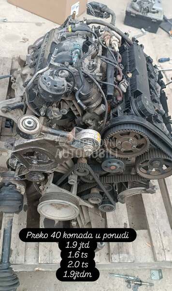 Motor razni 1.6 1.9 2.0 za Alfa Romeo 147, 156 od 1999. do 2010. god.