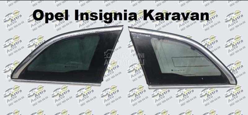 Staklo bočno gepeka za Opel Combo, Zafira, Agila ... od 2003. do 2010. god.