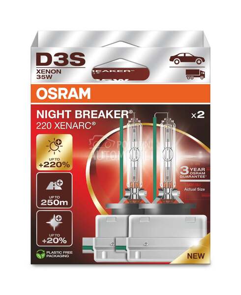 Osram D3s NBR xenon 220 jača za Audi A3, A6