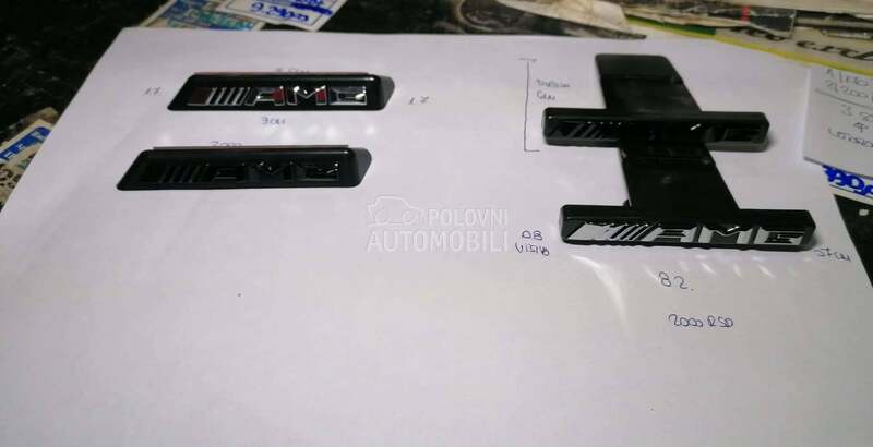 Natipis za grill masku AMG za Mercedes Benz C 32 AMG, C 36 AMG, C 55 AMG ...