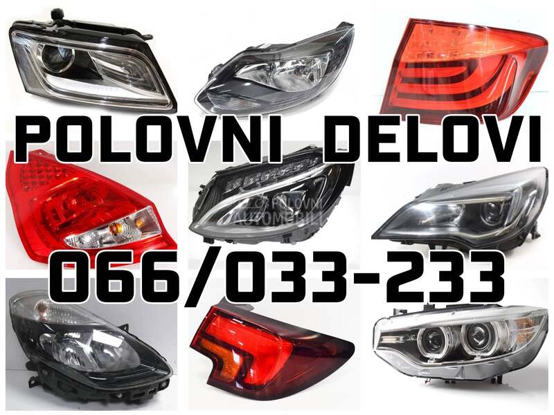 Ostali delovi svetlo i signali za BMW 125, 750, 118 ... od 2002. do 2014. god.