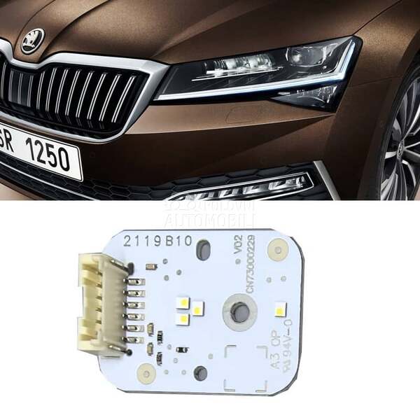 LED DRL PCB BOARD 20.342 za Škoda Superb, Ostalo