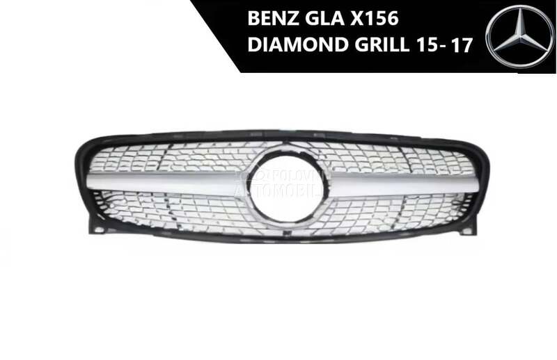 GLA X156 diamond prednji grill za Mercedes Benz Ostalo od 2015. do 2017. god.