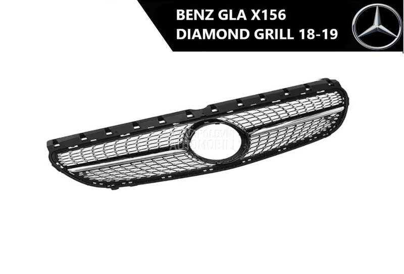 GLA X156 diamond prednji grill za Mercedes Benz Ostalo od 2018. do 2019. god.