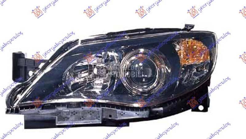 FAR ELEKTRICNI CRNI Levo za Subaru Impreza od 2008. do 2014. god.