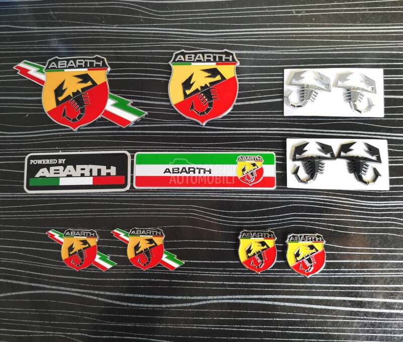 Abarth znak razni modeli za Fiat Ostalo
