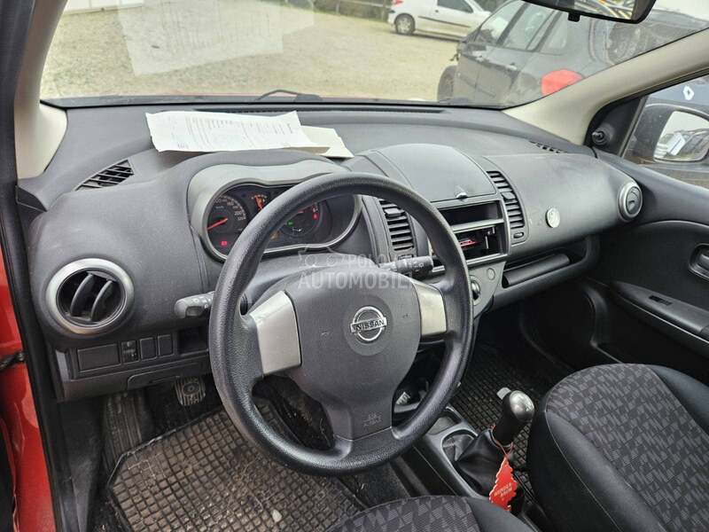 tabla sa airbegovima za Nissan Note od 2004. do 2011. god.