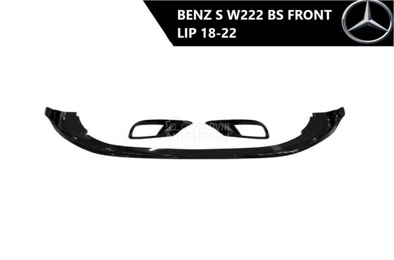 S w222 BS prednji lip za Mercedes Benz Ostalo od 2018. do 2022. god.