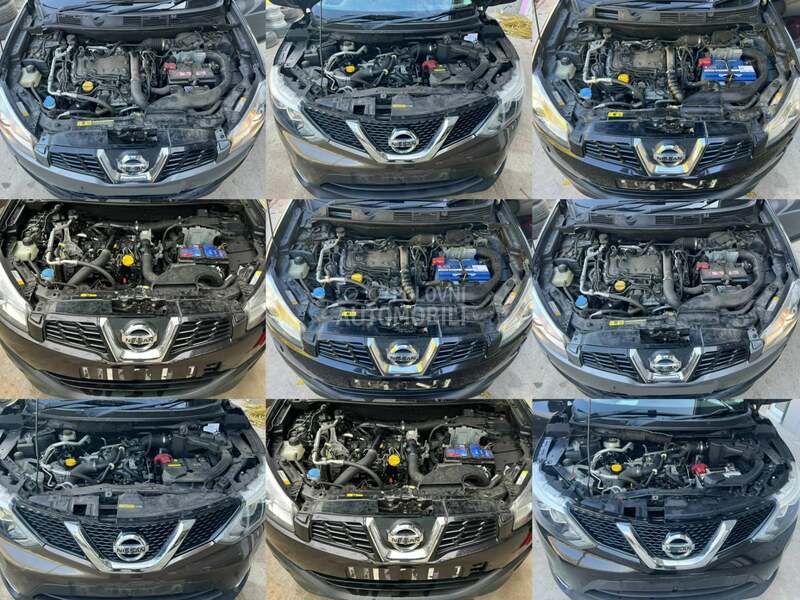 Motori i delovi motora za Nissan Qashqai, X-Trail, Qashqai + 2 ... od 2006. do 2022. god.