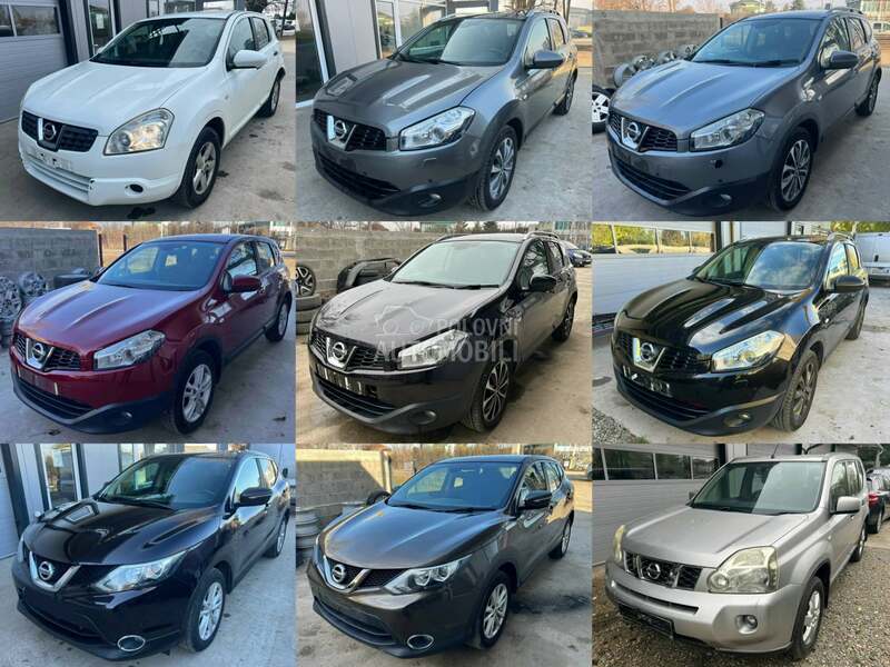 Delovi karoserije - limarija za Nissan Qashqai, X-Trail, Qashqai + 2 od 2008. do 2020. god.