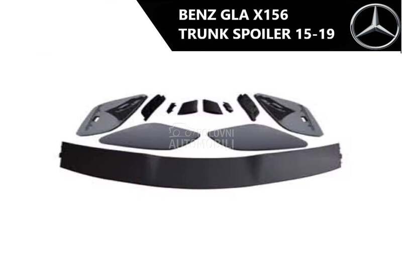 GLA X156 spoiler za Mercedes Benz Ostalo od 2015. do 2019. god.