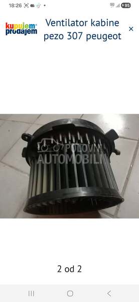 Ventilator kabine za Peugeot 307 od 2000. do 2006. god.