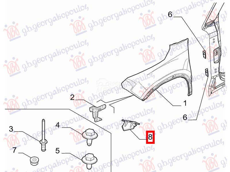 NOSAC BLATOBRANA DONJI META... za Alfa Romeo Ostalo od 2024. do 2026. god.