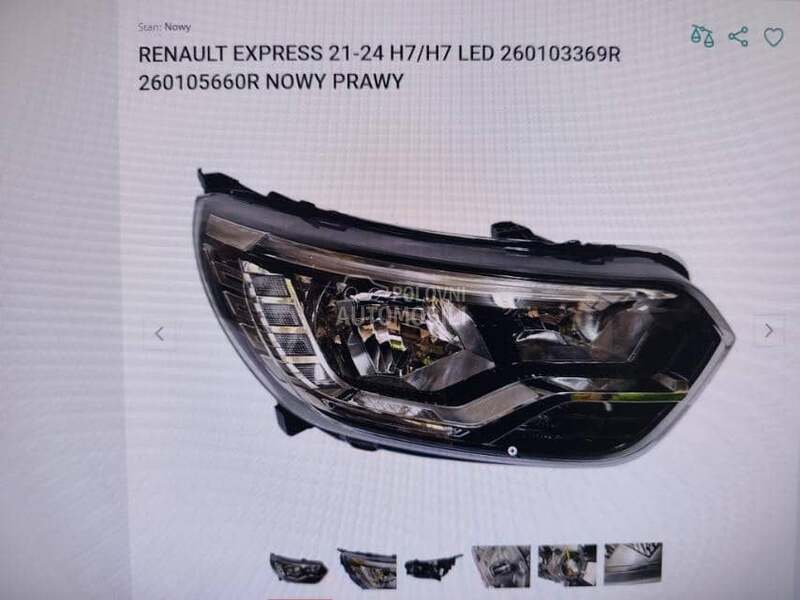 FAR DESNI OE za Renault Express od 2021. do 2026. god.