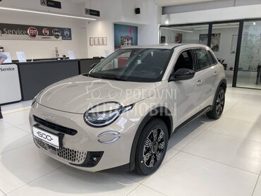 Fiat 600 1.2 MHEV DCT Style, 21.490 €, 2025. Džip/SUV, Hibridni pogon (benzin) | 1199 cm3, 0 km, 100kW (136 KS), Automatski / poluautomatski, 4/5 vrata, 5 sedišta, Beograd