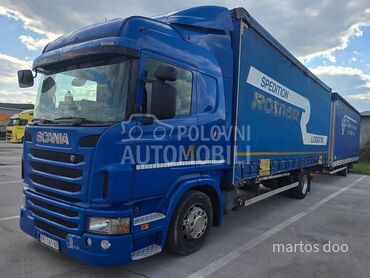 Scania G320 EEV tandem (može zamena), 21.800 €, 2010. , 1.051.828 km, Sanduk sa ceradom, Dizel, 11000 cm3, Automatski menjač, Vladičin Han