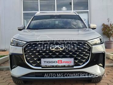 Chery Tiggo 8 PRO P-HEV, 37.690 €, 2026. Džip/SUV, Plug-in hibrid | 1499 cm3, 2 km, 204kW (277 KS), Automatski / poluautomatski, 4/5 vrata, 7 sedišta, Niš