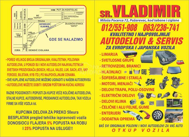motor za 147 19jtd 156 19jtd za Alfa Romeo 147 od 2001. do 2005. god.