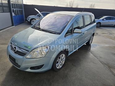 Opel Zafira 1.6 CNG CH, 4.600 €, 2010. Monovolumen (MiniVan), Benzin + Metan (CNG) | 1598 cm3, 181.000 km, 110kW (150 KS), Manuelni 5 brzina, 4/5 vrata, 7 sedišta, Novi Sad