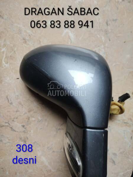 retrovizor za Peugeot 308 od 2008. do 2014. god.