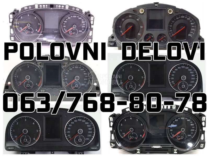 Kilometar sat - brzinomer za Volkswagen Caddy, Tiguan, Golf 5 ...