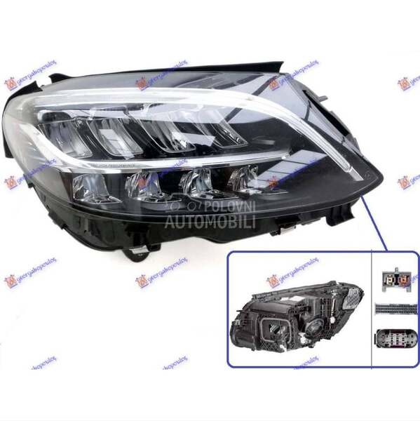 FAR MULTIBEAM (D) za Mercedes Benz C Klasa od 2014. do 2018. god.
