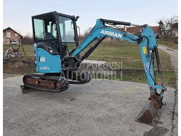 Airman AX26U 6A CR, 19.750 €, 2016. , Mini bager, Dizel, 1600 cm3, 15kW (20 KS), Loznica