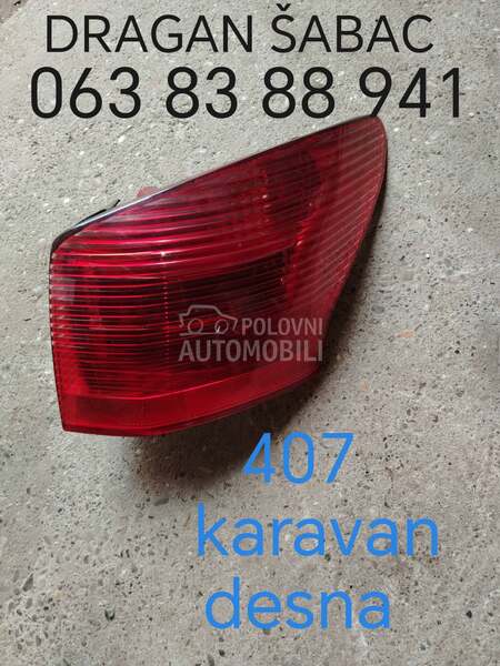 Stop svetlo za Peugeot 407 od 2001. do 2009. god.