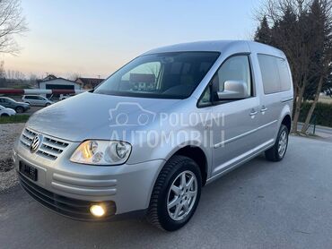 Volkswagen Caddy 4x4 7sed, 7.600 €, 2009. Monovolumen (MiniVan), Dizel | 1896 cm3, 207.000 km, 77kW (105 KS), Manuelni 6 brzina, 4/5 vrata, 5 sedišta, Loznica