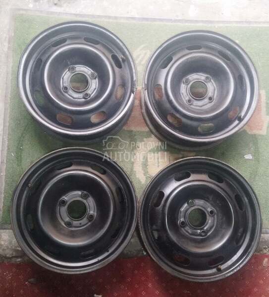 Čelične felne vise setova 15" 4 x 108