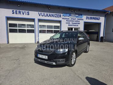 Škoda Octavia SCOUT, 8.550 €, 2015. Karavan, Dizel | 1968 cm3, 298.000 km, 135kW (184 KS), Automatski / poluautomatski, 4/5 vrata, 5 sedišta, Subotica