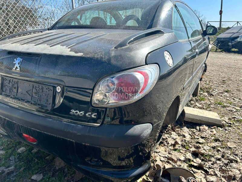 Mehanika,enerijer,vrata,branik za Peugeot 206 od 2002. do 2010. god.