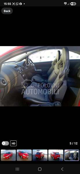 OPC Sedišta za Opel Corsa D