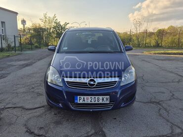 Opel Zafira 1.6 Turbo, 4.500 €, 2009. Monovolumen (MiniVan), Benzin + Metan (CNG) | 1598 cm3, 228.000 km, 110kW (150 KS), Manuelni 6 brzina, 4/5 vrata, 7 sedišta, Pančevo