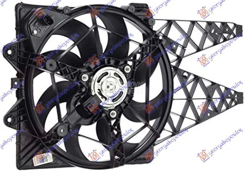 Ventilator hladnjaka za Fiat Bravo od 2007. do 2014. god.