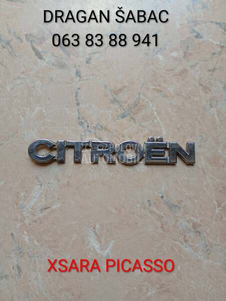 Znak za Citroen Xsara Picasso