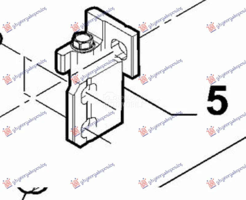 Sarka vrata za Alfa Romeo Stelvio od 2016. do 2026. god. - 50525348