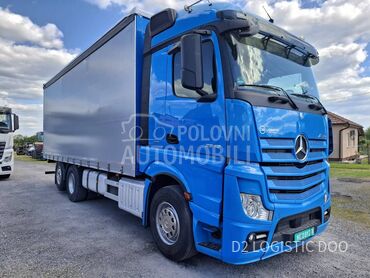 Mercedes Benz ACTROS 2543 E6, 34.500 €, 2014. , 662.270 km, Sanduk sa ceradom, Dizel, 10677 cm3, Automatski menjač, Šabac