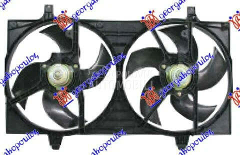 Ventilator hladnjaka za Nissan Almera od 2000. do 2006. god.