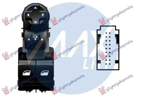 Prekidac podizaca stakla za Opel Mokka od 2020. do 2026. god.