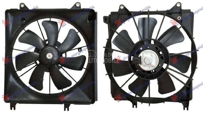 Ventilator hladnjaka za Suzuki Splash od 2007. do 2012. god.