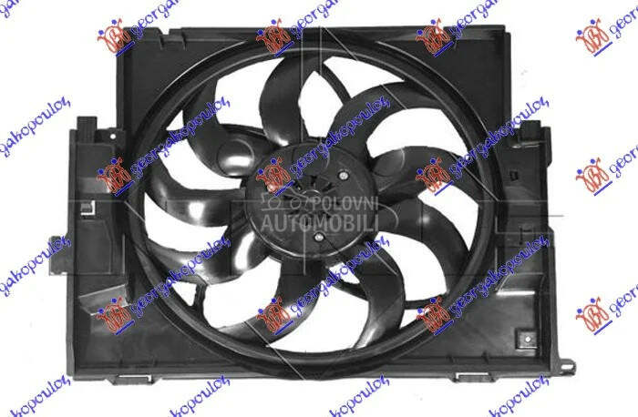 Ventilator hladnjaka za BMW Serija 3 od 2012. do 2014. god.